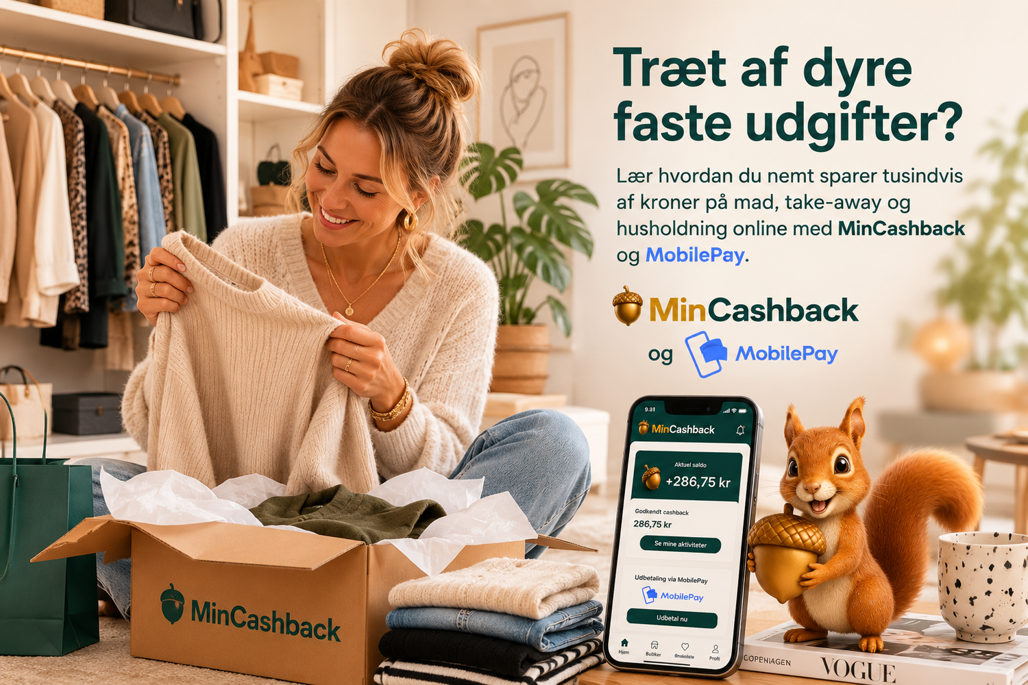 Stilrent modetøj og børnetøj til garderoben købt online på budget med mode cashback.