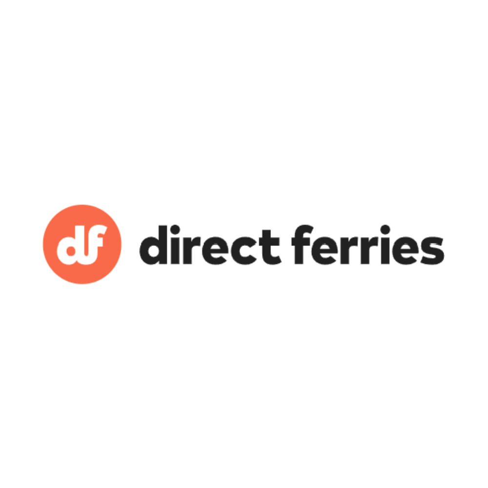 Logo for directferries – Få cashback og spar penge på dit køb via MinCashback